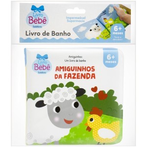 Livro Para Banho Amiguinhos Da Fazenda 15x15-115042-13043