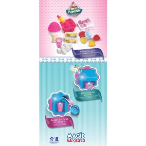 Geladeira de Brinquedo Cupcake Duas Portas com Luzes e Sons-8055-45915