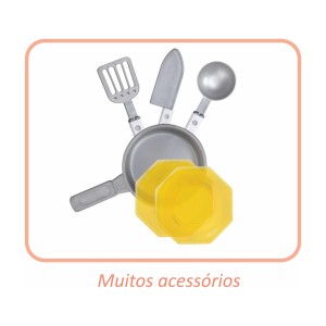 Cozinha De Brinquedo Amarela Turma Da Mônica Fogão E Geladeira-8078-72983