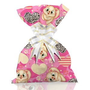 Saco De Presente Perola 213 Pop Cat 25x35cm 50un.-1220100024