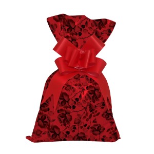 Saco De Presente Perola 373 Rosas Negras 25x35cm 50un.-1220100068