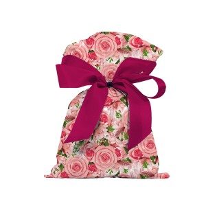 Saco De Presente Perola 375 Floral Rosa 20x29cm 50un.-1199100105