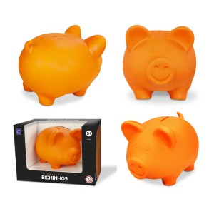 Cofre De Porquinho De Vinil Coleção Bichinhos 11,3cm-100-863-22824