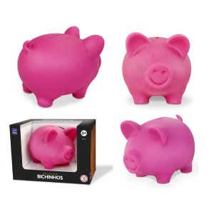 Cofre De Porquinho De Vinil Coleção Bichinhos 11,3cm-100-863-27149