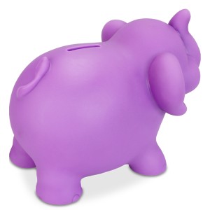 Cofre De Elefante De Vinil Coleção Bichinhos-107-65514