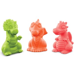 Brinquedo Mordedor Colorido De Dragões Coleção Dragos-136-18814