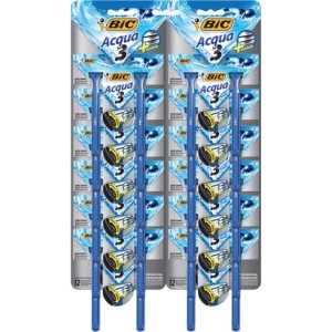 Barbeador Descartavel Bic 3 Acqua Az. 12blx2und.-053299-35207