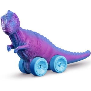 Brinquedo De Dinossauro Com Rodinha Da Coleção Dinos