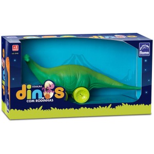 Brinquedo De Dinossauro Com Rodinha Da Coleção Dinos-145-45531