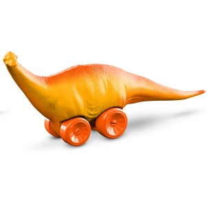 Brinquedo De Dinossauro Com Rodinha Da Coleção Dinos-145-81882