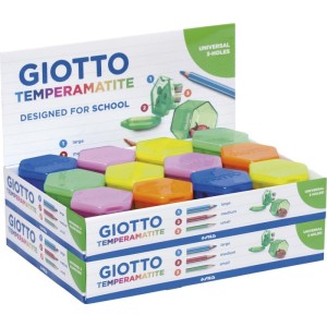 Apontador Com Deposito Giotto Temperamatite 3furos(s)-113863-66327