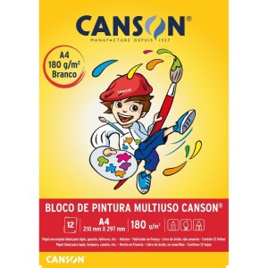 Bloco Para Educacao Artistica Pintura Multius A4 180g 12f Br-113866-47584