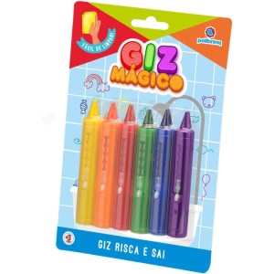 Brinquedo Educativo Giz Magico C/6unid.(s)-093599-24633