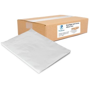 Envelope Plastico Sem Furo Oficio Fino 0,06mm-114425-43666