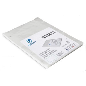 Envelope Plastico Oficio 4furos Medio 0,10mm-114419-65344