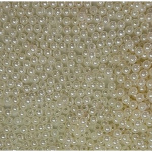 Pedraria Perola C/furo 6mm 20g. Creme-113458-79055