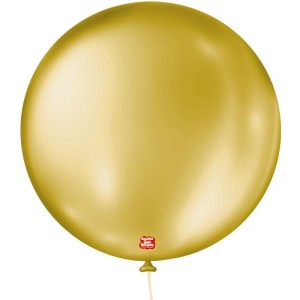 Balao Cintilante N.05 Redondo Dourado-113378-17124