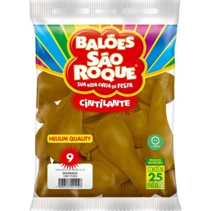 Balao Cintilante N.090 Dourado-113385-31473