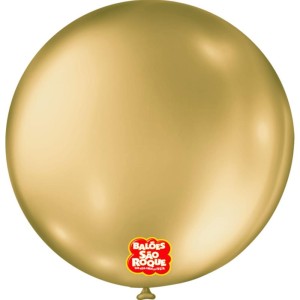 Balao Metalizado N.05 Redondo Ouro-113380-29975