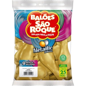 Balao Metalizado N.090 Ouro-113387-77202