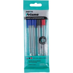 Caneta Esferografica Bazze Prisma 1.0 2az 1pt 1vm-114039-42714