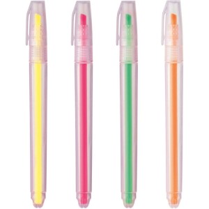 Caneta Marca Texto Bazze 4cores Polybag