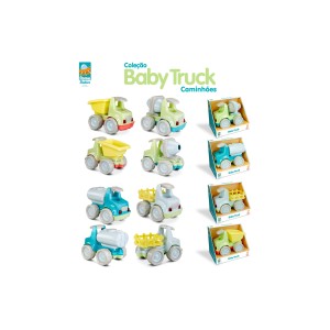 Caminhões Baby Truck Sortidos Em Vinil Macio 23cm-216-617-26627