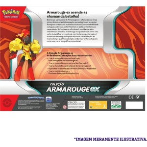 Jogo De Cartas Pokemon Box Armarouge Ex-114129-35333