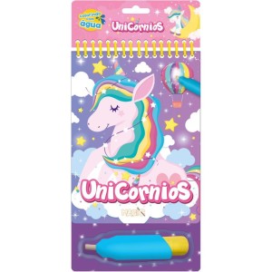 Livro Aquabook Unicornios 24x14cm 10pgs-114009-14402