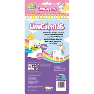 Livro Aquabook Unicornios 24x14cm 10pgs-114009-37703