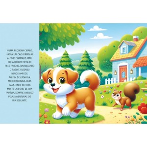 Livro Brinquedo Ilustrado Animais 6livros+1quebra Cabeca-114014-52537