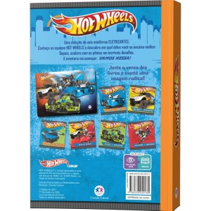 Livro Brinquedo Ilustrado Box Hot Wheels C/6 Mini Livros-114023-97171