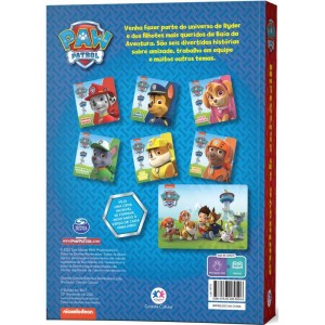 Livro Brinquedo Ilustrado Box Patrulha Canina C/6mini Li-114021-12096