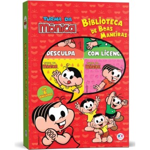 Livro Brinquedo Ilustrado Box T. Da Monica C/6 Mini Livr-114026-65584