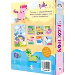 Livro Brinquedo Ilustrado Box Unicornios C/6 Mini Livros-114025-73154