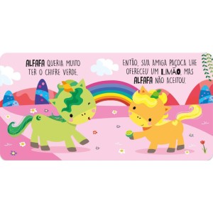 Livro Brinquedo Ilustrado Box Unicornios C/6 Mini Livros-114025-84702