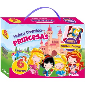 Livro Brinquedo Ilustrado Princesas 6livros+1quebra Cabe-114016-11208