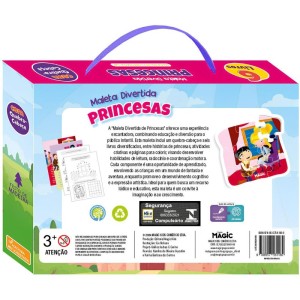 Livro Brinquedo Ilustrado Princesas 6livros+1quebra Cabe-114016-28580