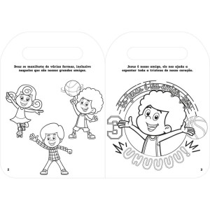 Livro Infantil Colorir Carregue-me 3 Palavrinhas 32pg-114000-62179