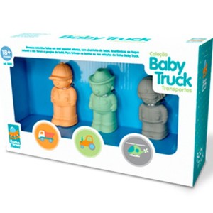 Brinquedo Com Personagens De Transportes Da Coleção Baby Truck-252-22808