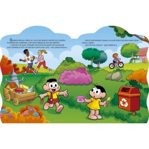 Livro Infantil Ilustrado Recortado T. Da Monica 28x21cm-114004-25438