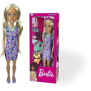 Boneca Com Mecanismo Barbie Veterinaria 12 Frases-113218-81972