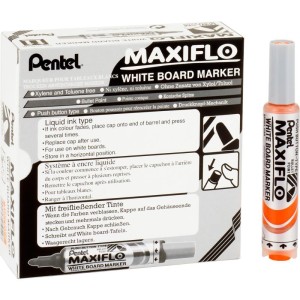 Pincel Quadro Branco Maxiflo Laranja 6.0mm-113925-82691