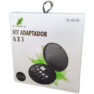 Adaptador Kit 6x1 60w Preto-114805-88642