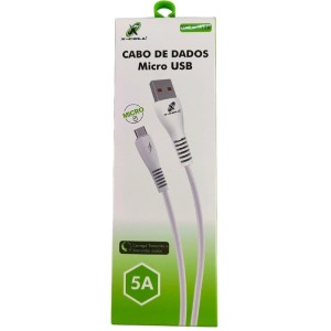 Cabo Usb Micro Usb Branco 5.0a 1.0mts-114816-42200