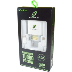 Carregador Celular De Parede Turbo Pd Usb-c+cabo Usb-c 6.0a-114807-11578