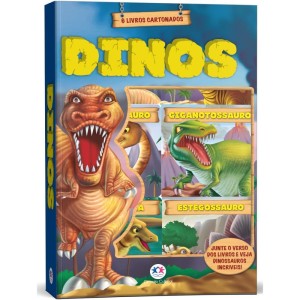 Livro Brinquedo Ilustrado Box Dinos C/6 Mini Livros-114024-31135