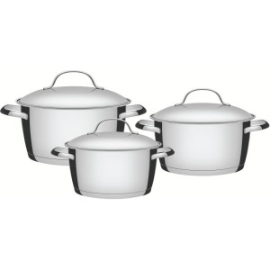 Panela Jogo Allegra 3pçs Aço Inox-113719-12505