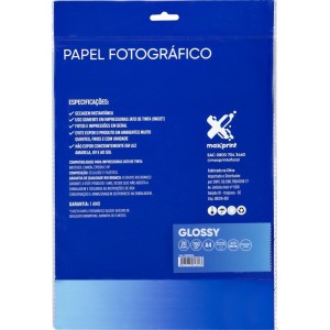 Papel Fotografico Inkjet A4 Glossy 150g-113861-54086