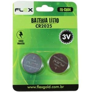 Pilha Bateria Botao Cr2025 3v Cart.c/02-113992-23629